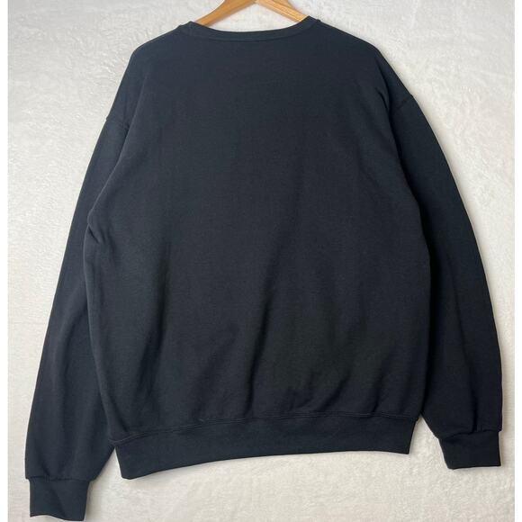 Taylor Swift LOVER Era Black Crewneck Red Heart Embroidered Tour Merch sz L - Picture 4 of 6